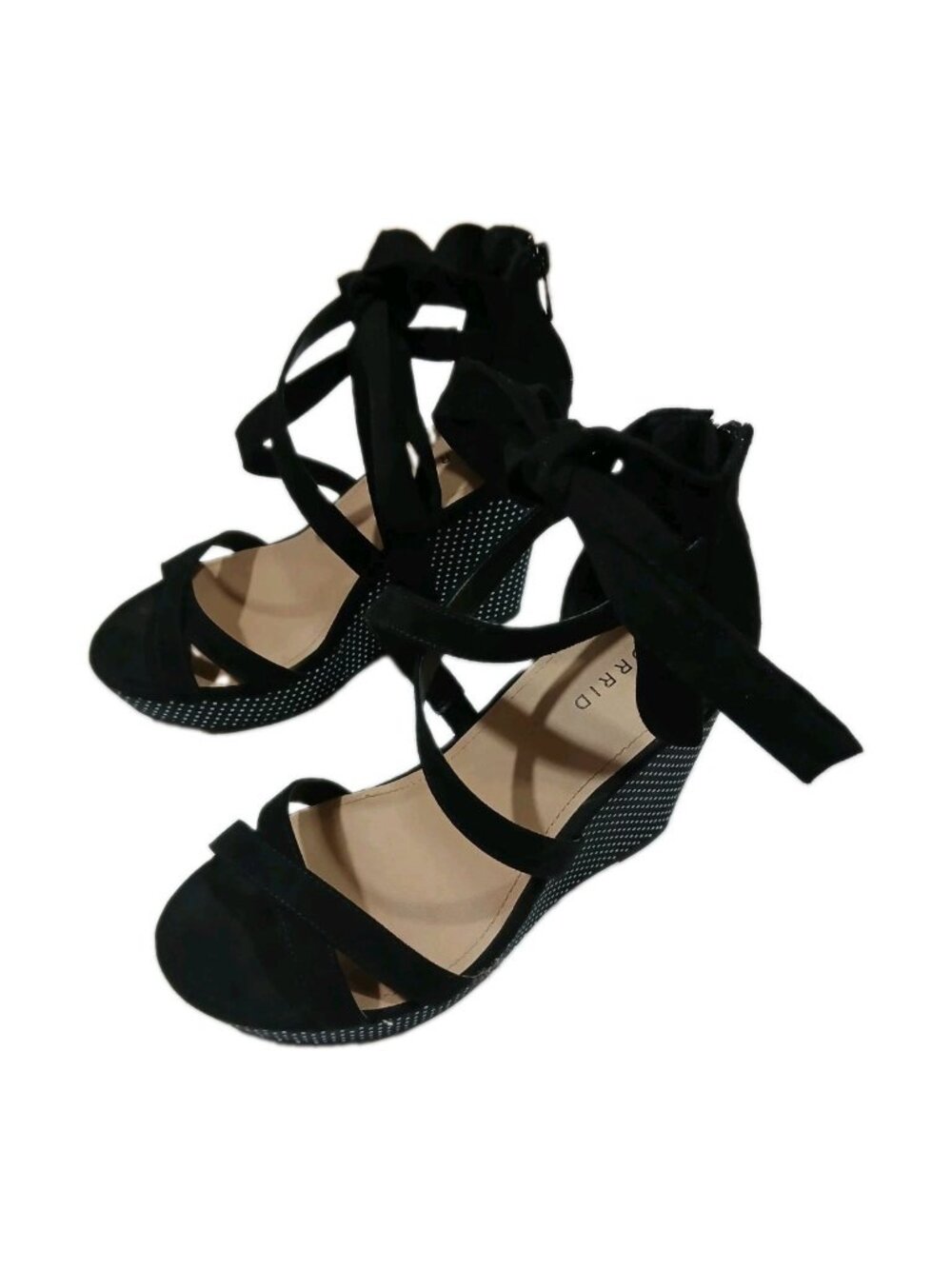 Torrid Strappy Wrap Platform Wedge Sandals